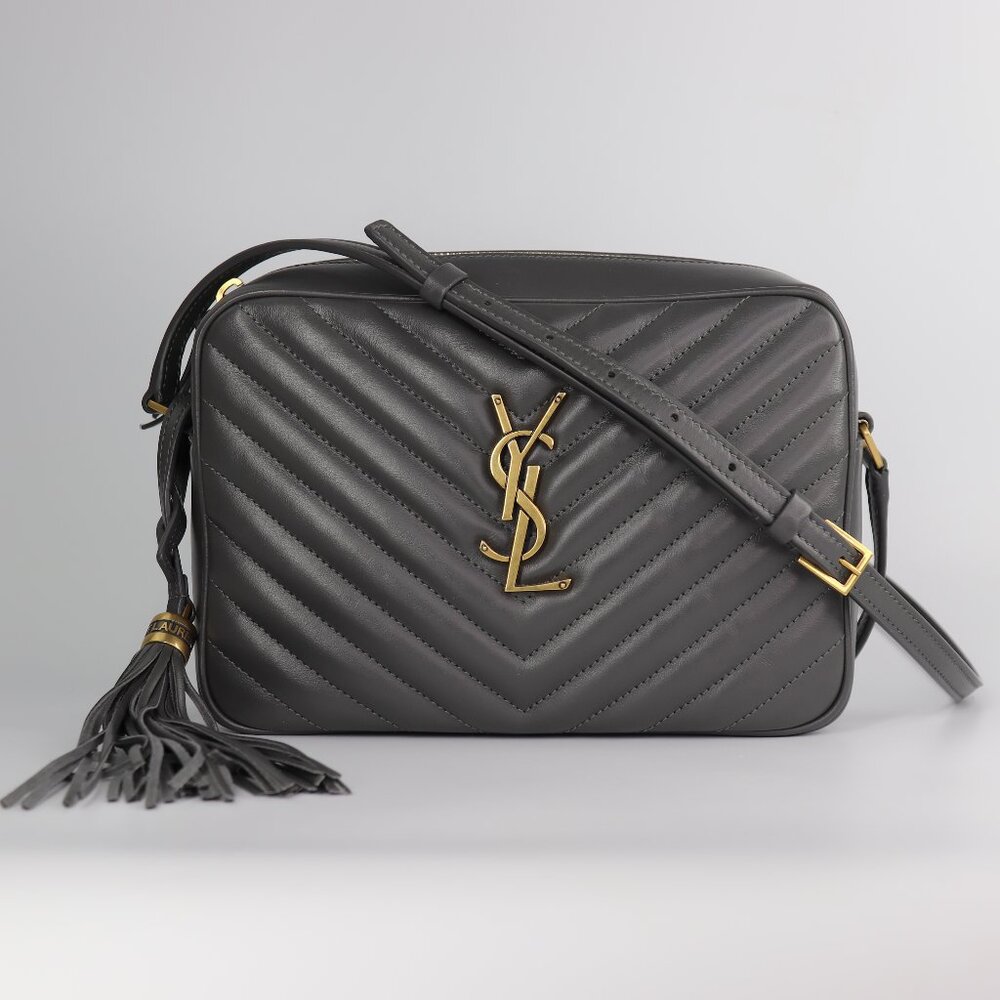 Sold💜Saint Laurent Calfskin Matelasse Monogram Lou Camera Bag